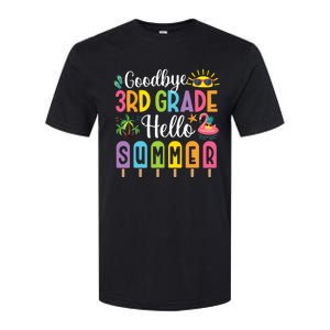 Goodbye 3rd Grade Hello Summer Popsicle Ice Last Day Softstyle CVC T-Shirt