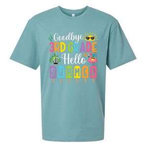 Goodbye 3rd Grade Hello Summer Popsicle Ice Last Day Sueded Cloud Jersey T-Shirt