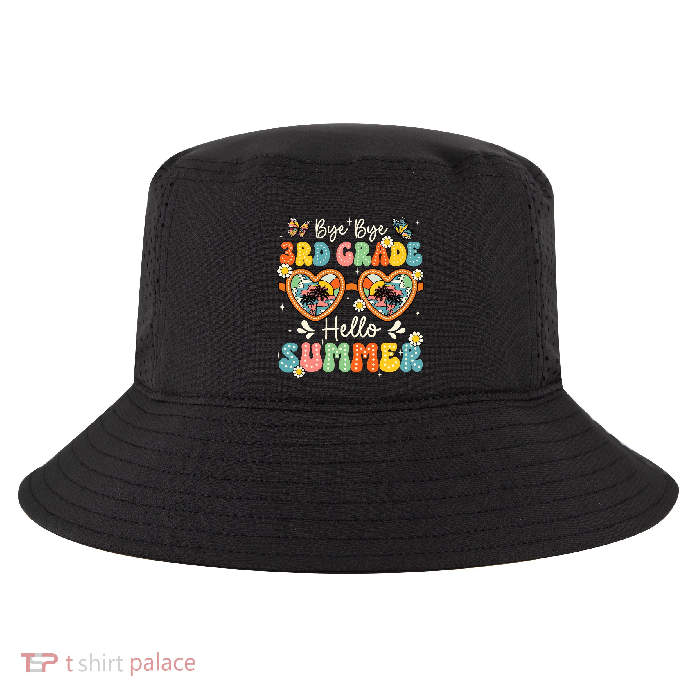 Goodbye 3rd Grade Hello Summer Last Day Of School Boy Cool Comfort Performance Bucket Hat