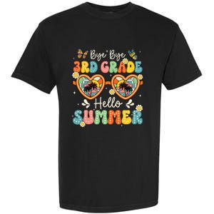 Goodbye 3rd Grade Hello Summer Last Day Of School Boy Garment-Dyed Heavyweight T-Shirt