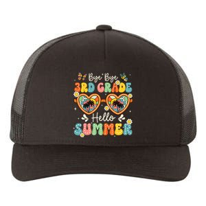 Goodbye 3rd Grade Hello Summer Last Day Of School Boy Yupoong Adult 5-Panel Trucker Hat