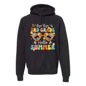 Goodbye 3rd Grade Hello Summer Last Day Of School Boy Premium Hoodie