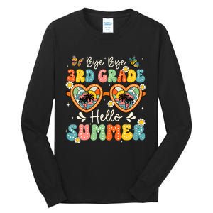 Goodbye 3rd Grade Hello Summer Last Day Of School Boy Tall Long Sleeve T-Shirt