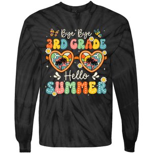 Goodbye 3rd Grade Hello Summer Last Day Of School Boy Tie-Dye Long Sleeve Shirt