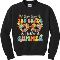 Goodbye 3rd Grade Hello Summer Last Day Of School Boy Kids Sweatshirt