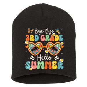 Goodbye 3rd Grade Hello Summer Last Day Of School Boy Short Acrylic Beanie