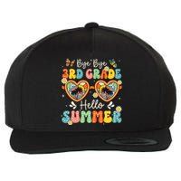 Goodbye 3rd Grade Hello Summer Last Day Of School Boy Wool Snapback Cap