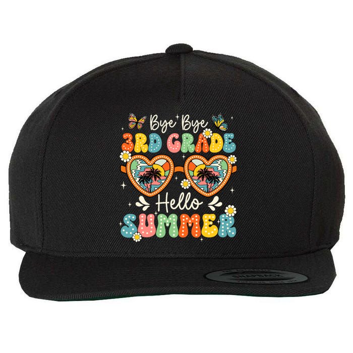 Goodbye 3rd Grade Hello Summer Last Day Of School Boy Wool Snapback Cap