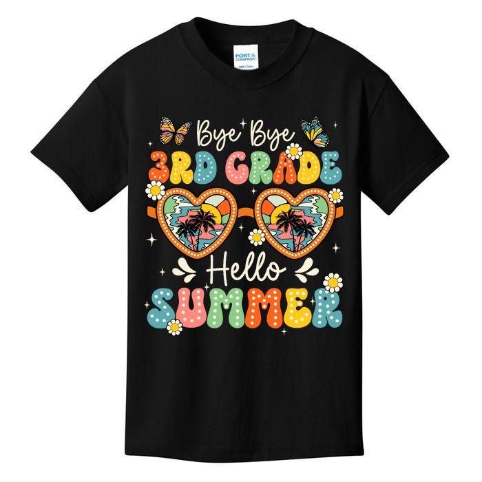 Goodbye 3rd Grade Hello Summer Last Day Of School Boy Kids T-Shirt