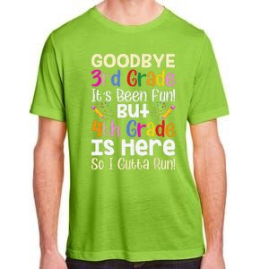 Goodbye 3rd Grade Hello 4th Grade Back To Shcool Outfit Adult ChromaSoft Performance T-Shirt