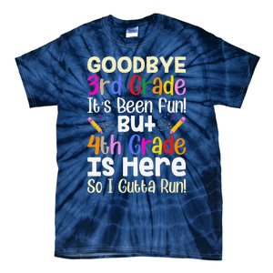 Goodbye 3rd Grade Hello 4th Grade Back To Shcool Outfit Tie-Dye T-Shirt