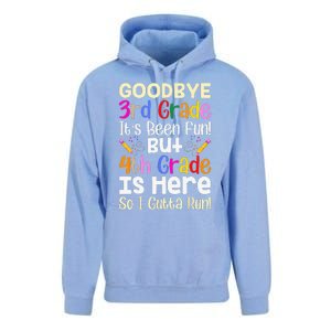 Goodbye 3rd Grade Hello 4th Grade Back To Shcool Outfit Unisex Surf Hoodie