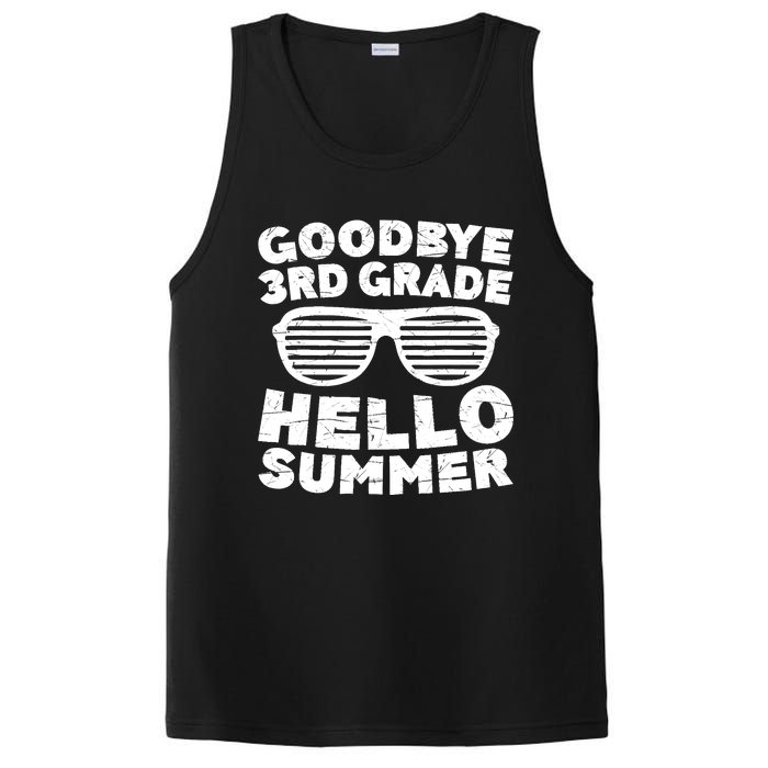 Goodbye 3rd Grade Hello Summer Third Grade Graduate PosiCharge Competitor Tank