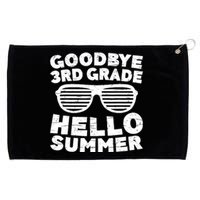 Goodbye 3rd Grade Hello Summer Third Grade Graduate Grommeted Golf Towel