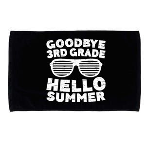 Goodbye 3rd Grade Hello Summer Third Grade Graduate Microfiber Hand Towel