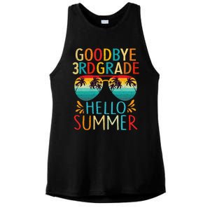 Goodbye 3rd Grade Hello Summer Last Day of School Ladies PosiCharge Tri-Blend Wicking Tank