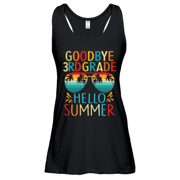 Goodbye 3rd Grade Hello Summer Last Day of School Ladies Essential Flowy Tank