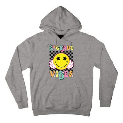 Girl 3rd Grade Vibes Smile Face Back To School Third Grade Tall Hoodie