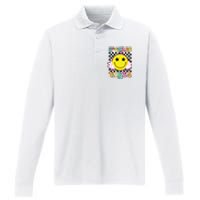 Girl 3rd Grade Vibes Smile Face Back To School Third Grade Performance Long Sleeve Polo