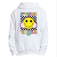 Girl 3rd Grade Vibes Smile Face Back To School Third Grade Urban Pullover Hoodie