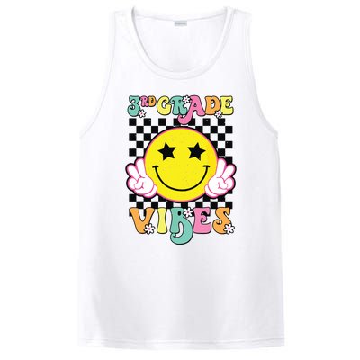 Girl 3rd Grade Vibes Smile Face Back To School Third Grade PosiCharge Competitor Tank