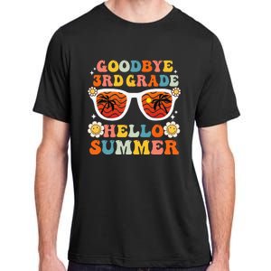 Goodbye 3rd Grade Hello Summer Funny Third Grade Graduate Adult ChromaSoft Performance T-Shirt