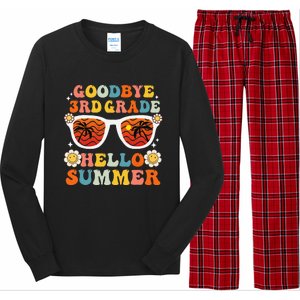 Goodbye 3rd Grade Hello Summer Funny Third Grade Graduate Long Sleeve Pajama Set