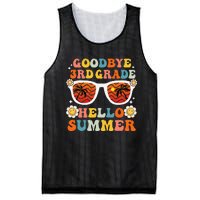 Goodbye 3rd Grade Hello Summer Funny Third Grade Graduate Mesh Reversible Basketball Jersey Tank