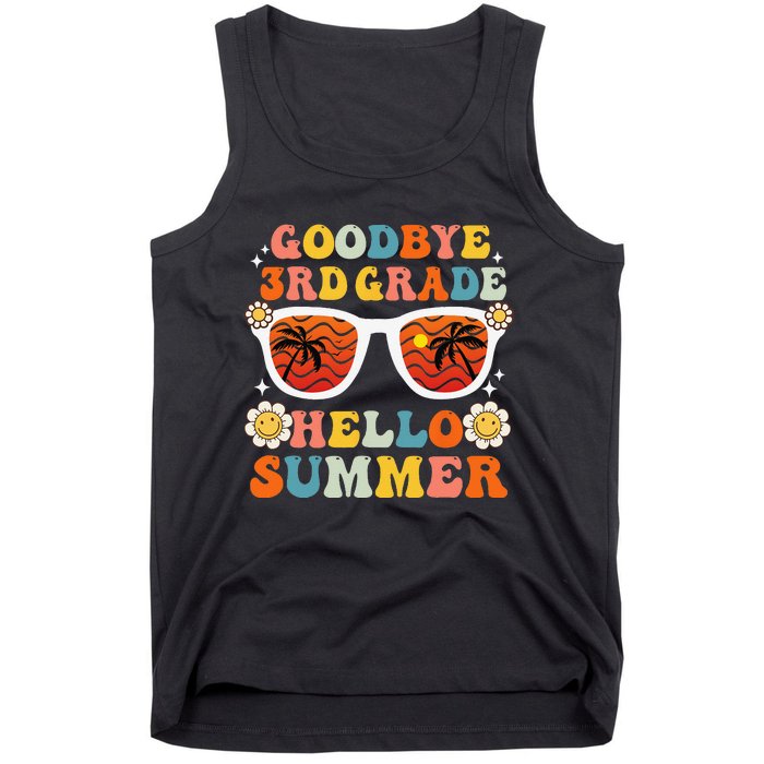 Goodbye 3rd Grade Hello Summer Funny Third Grade Graduate Tank Top