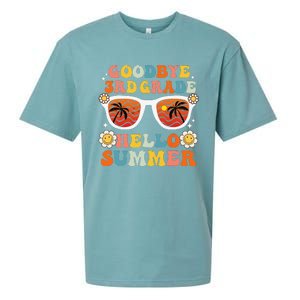 Goodbye 3rd Grade Hello Summer Funny Third Grade Graduate Sueded Cloud Jersey T-Shirt