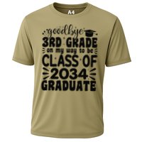 Goodbye 3rd Grade Class Of 2034 Graduate 2025 3rd Grade Cooling Performance Crew T-Shirt