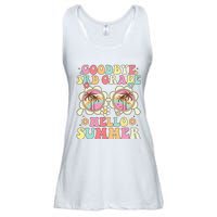 Goodbye 3rd Grade Hello Summer Groovy Third Grade Graduate Ladies Essential Flowy Tank