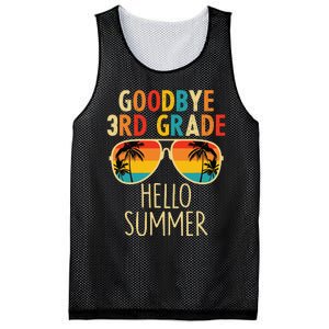 Goodbye 3rd Grade Hello Summer Sunglasses Last Day Of School Mesh Reversible Basketball Jersey Tank