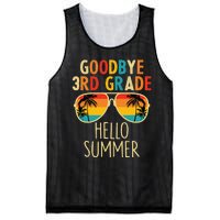 Goodbye 3rd Grade Hello Summer Sunglasses Last Day Of School Mesh Reversible Basketball Jersey Tank