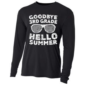 Goodbye 3rd Grade Hello Summer Third Grade Graduate Cooling Performance Long Sleeve Crew