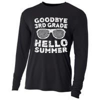 Goodbye 3rd Grade Hello Summer Third Grade Graduate Cooling Performance Long Sleeve Crew