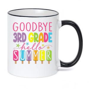 Goodbye 3rd Grade Hello Summer Last Day Of School Graduation 11oz Black Color Changing Mug