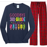 Goodbye 3rd Grade Hello Summer Last Day Of School Graduation Long Sleeve Pajama Set