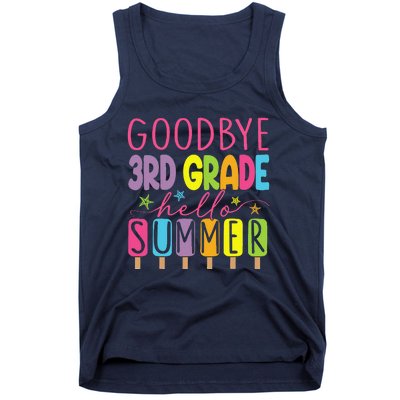 Goodbye 3rd Grade Hello Summer Last Day Of School Graduation Tank Top