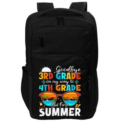 Goodbye 3rd Grade Graduation To 4th Grade Hello Summer Impact Tech Backpack