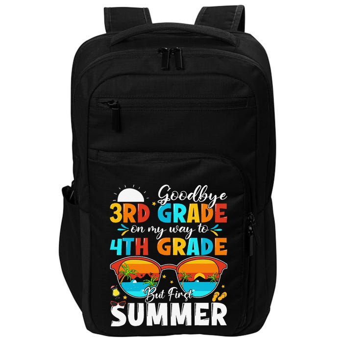 Goodbye 3rd Grade Graduation To 4th Grade Hello Summer Impact Tech Backpack