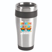 Goodbye 3rd Grade Graduation To 4th Grade Hello Summer 16oz Travel Tumbler