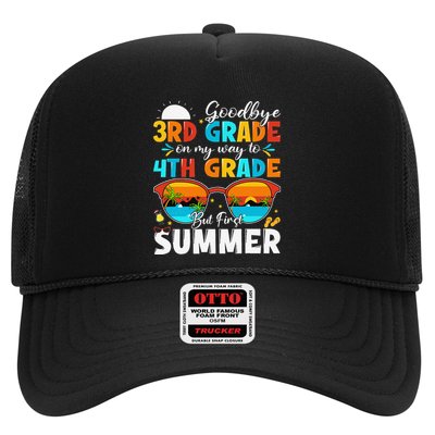 Goodbye 3rd Grade Graduation To 4th Grade Hello Summer Trucker Hat