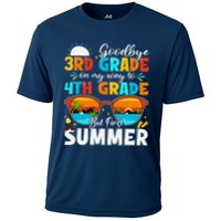 Goodbye 3rd Grade Graduation To 4th Grade Hello Summer Cooling Performance Crew T-Shirt