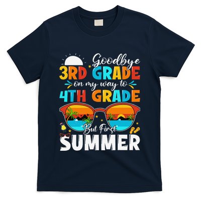 Goodbye 3rd Grade Graduation To 4th Grade Hello Summer T-Shirt