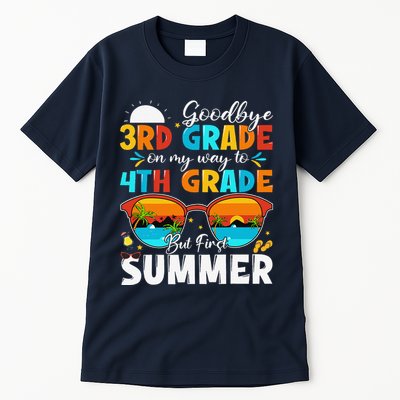 Goodbye 3rd Grade Graduation To 4th Grade Hello Summer Tall T-Shirt