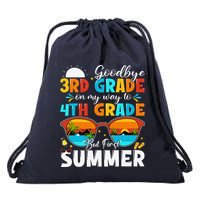 Goodbye 3rd Grade Graduation To 4th Grade Hello Summer Drawstring Bag