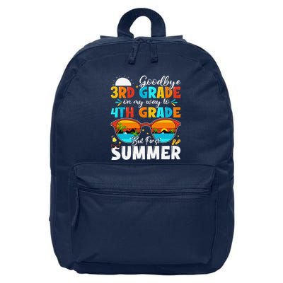 Goodbye 3rd Grade Graduation To 4th Grade Hello Summer 16 in Basic Backpack