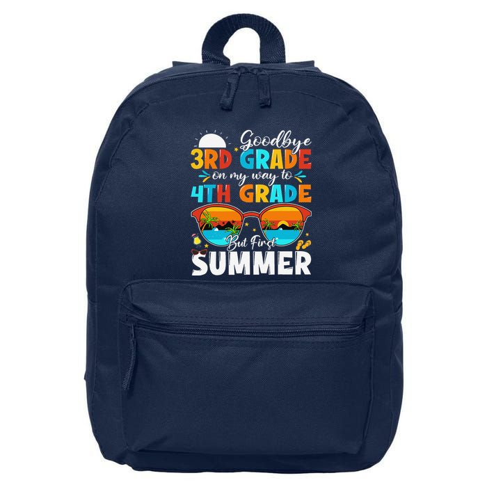 Goodbye 3rd Grade Graduation To 4th Grade Hello Summer 16 in Basic Backpack