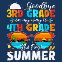 Goodbye 3rd Grade Graduation To 4th Grade Hello Summer 16 in Basic Backpack